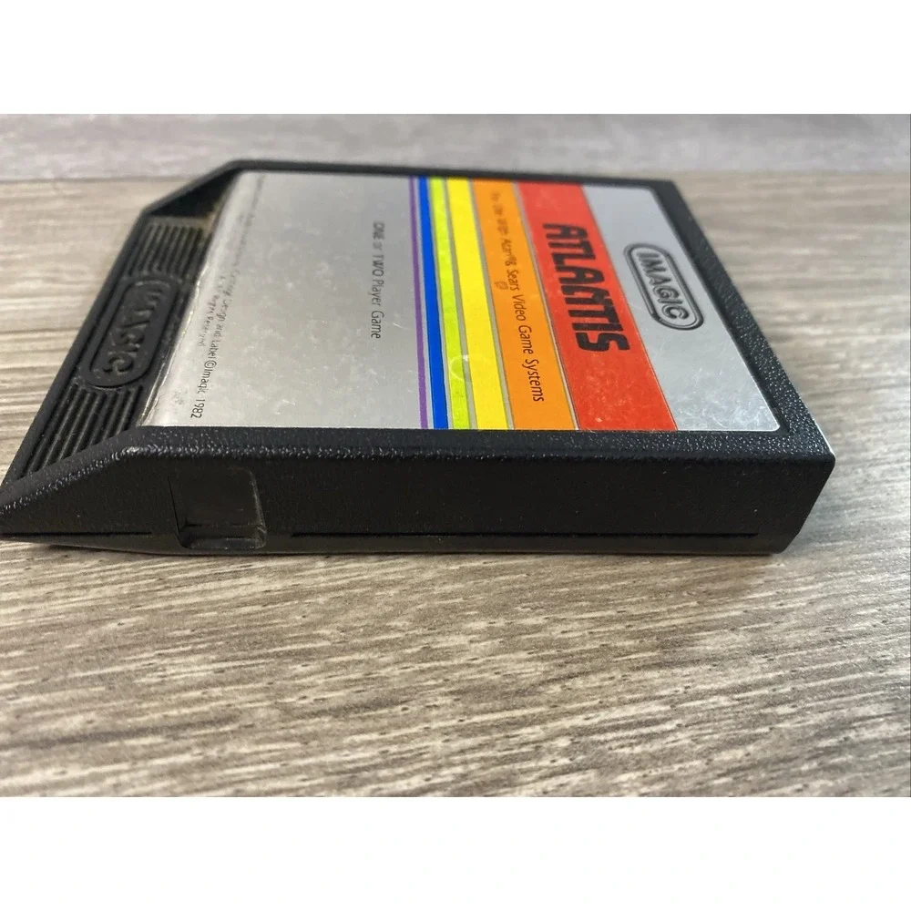 1982 Atari‎ 2600 Imagic Atlantis Game Cartridge Only